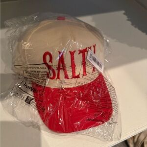 Red and Cream SALT Cap